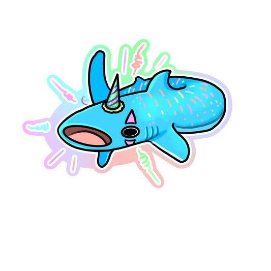 Silly Sharks Sticker - Clown